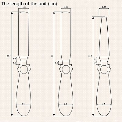 Stainless Steel Cake Icing Spatula Set of 3 Pack of 1