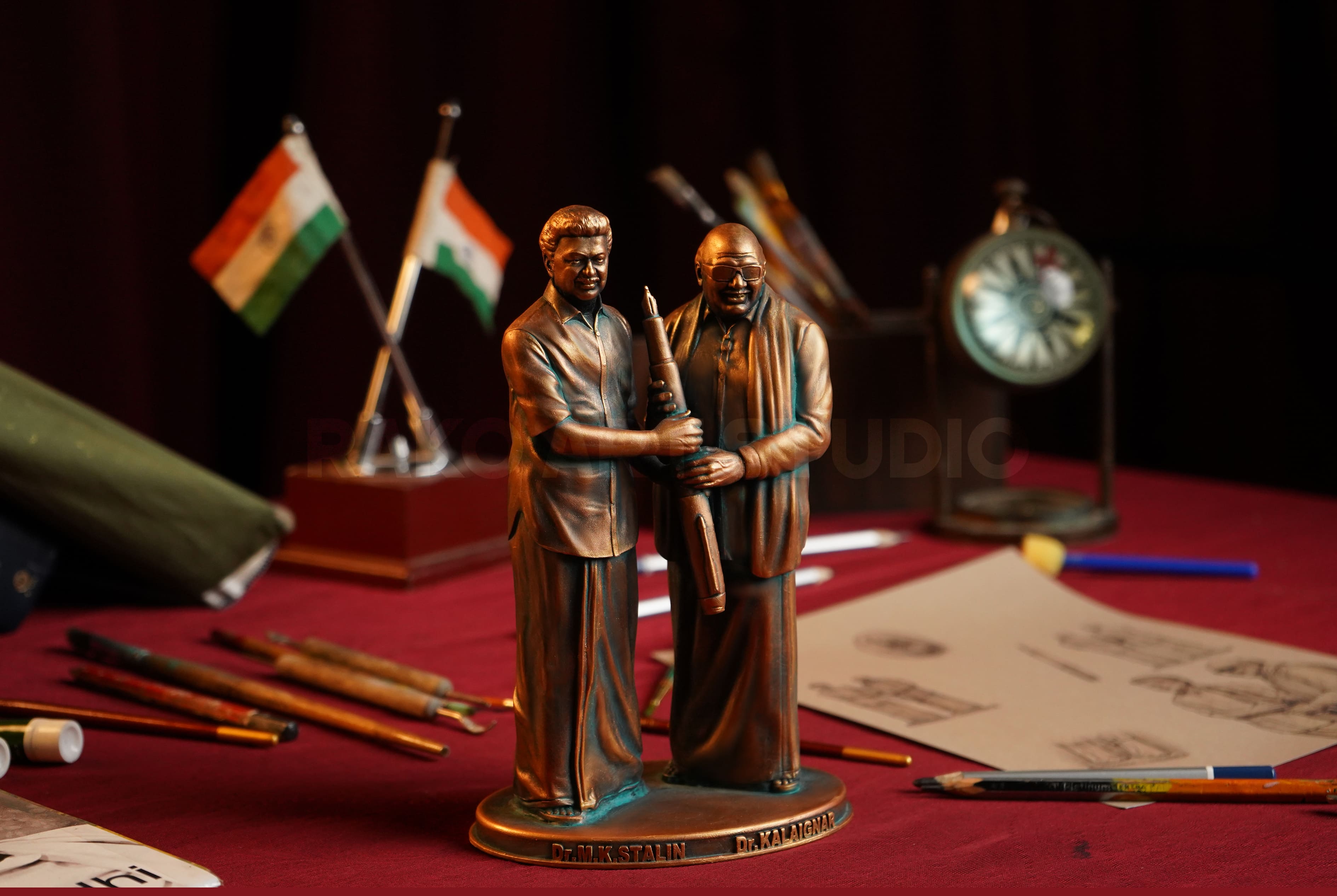 Stalin –Kalaignar Sculpture