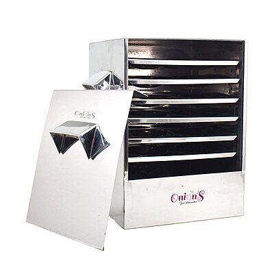 Onions Stainless Steel Cauka/Square/Cubic Idly cooker – FOR HOME USE ONLY