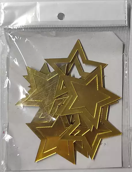 Star Gold Acrylic Cutout