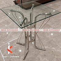 Cafe Table with Glass