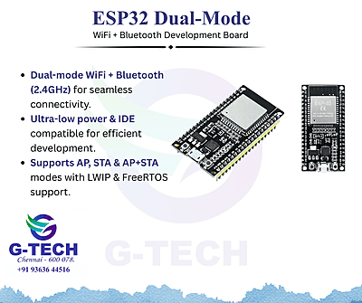 ESP32 Development Board with Wifi and Bluetooth