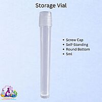Storage Vial – Screw Cap, Self-Standing, Round Bottom - 5ml