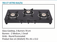 Stove Elica EL CT GT 3B 70 0703 Vetro MI 1T J0M2S1 BB Stove Elica EL CT GT 3B 70 0703 Vetro MI 1T J0M2S1 BB