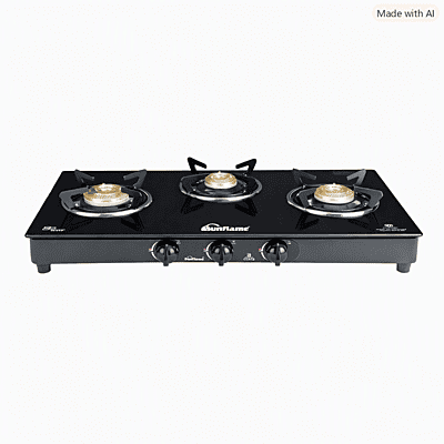 Stove Sunflame 3B Centa MI LPG TT GT BK SFGS3111B