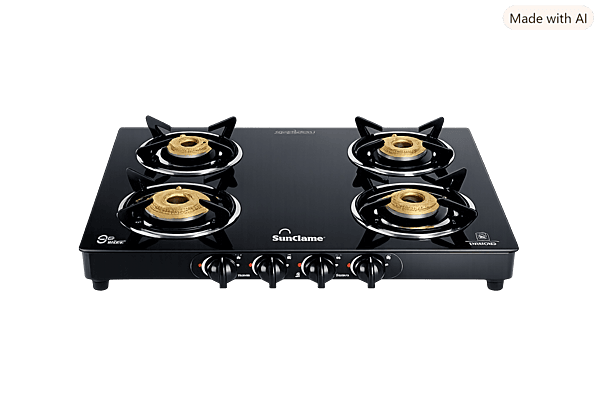 Stove Sunflame 4B Centa MI LPG TT GT BK Stove Sunflame 4B Centa MI LPG TT GT BK