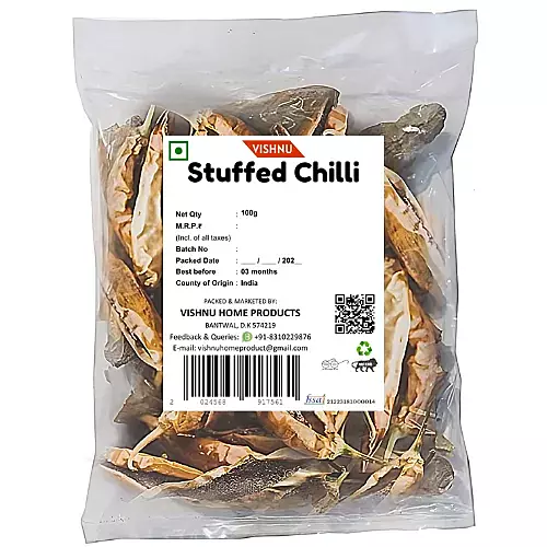 Vishnu Special Stuffed Chilli- 100g