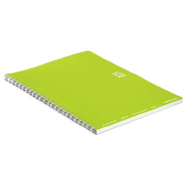 Kokuyo Soft Ring Notebooks Dot Ruled Line A5 Light Green