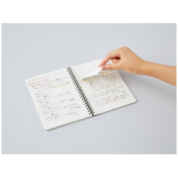 Kokuyo Soft Ring Grid Ruled 70 Sheets B6 Black