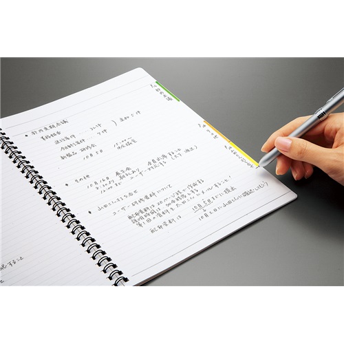 Kokuyo Edge ​​Title Twin Ring Notebook A5 B ruled 50 sheets