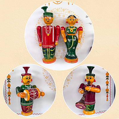 Subha Vivah - Handcrafted & Personalized Wall Frame with Wedding dolls