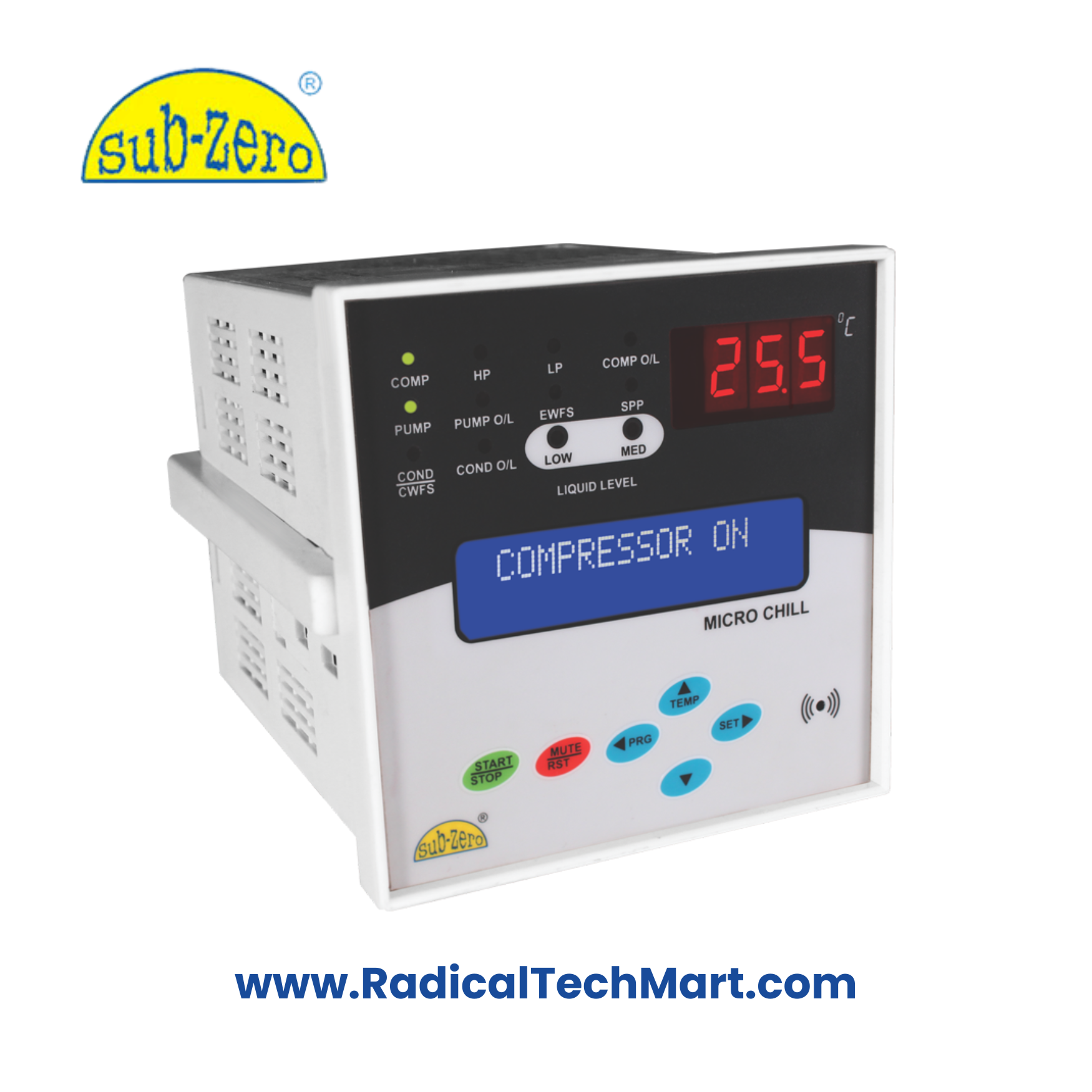 PVR MICRO CHILL MC-110 Chiller Controller with LCD and LED Display