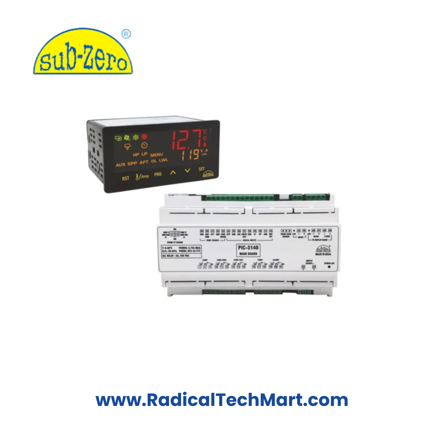 Subzero PIC 3140 Digital Temperature Indicator Front View