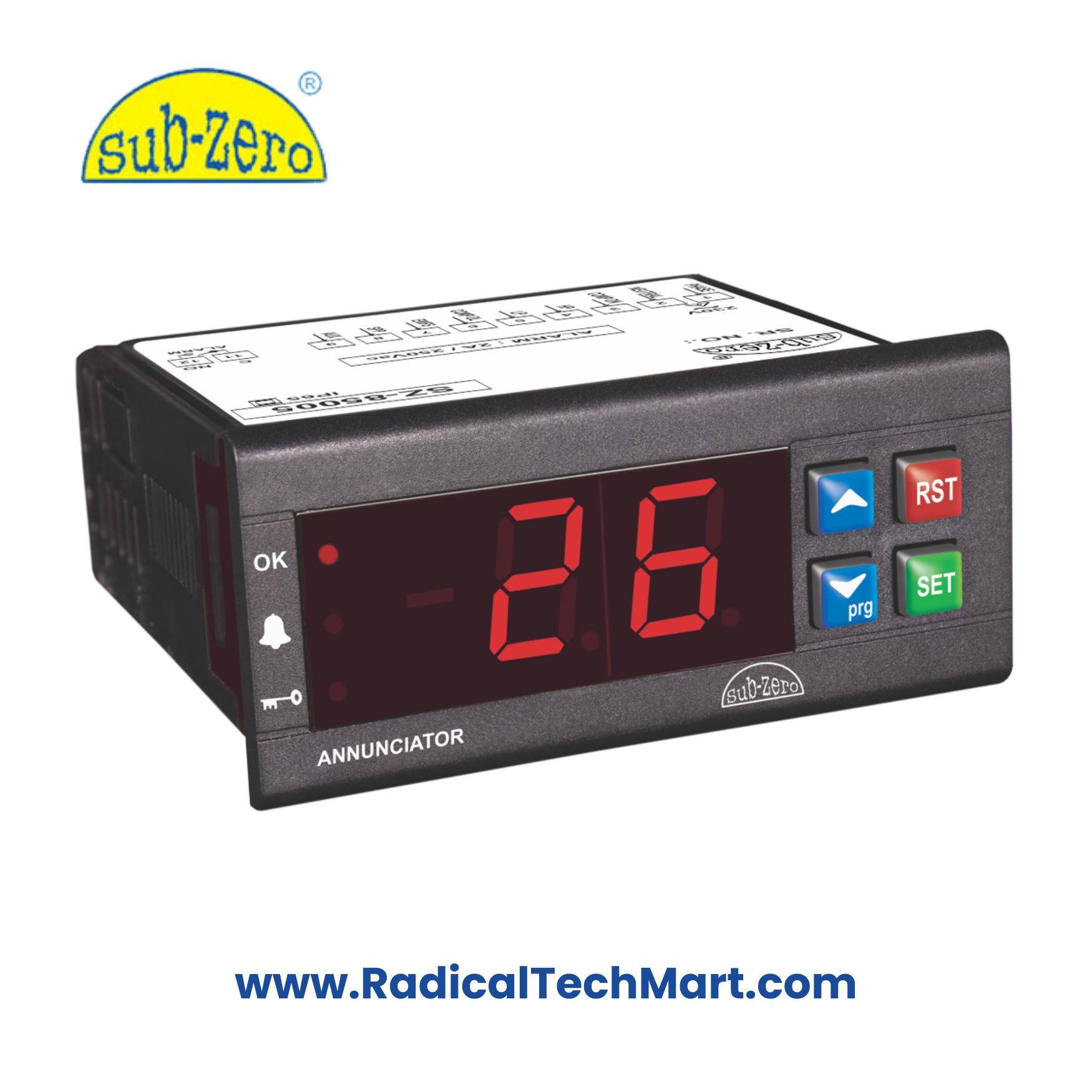 Sub-Zero SZ-85005 Digital Temperature Indicator with LED Display and IP65 Front Panel