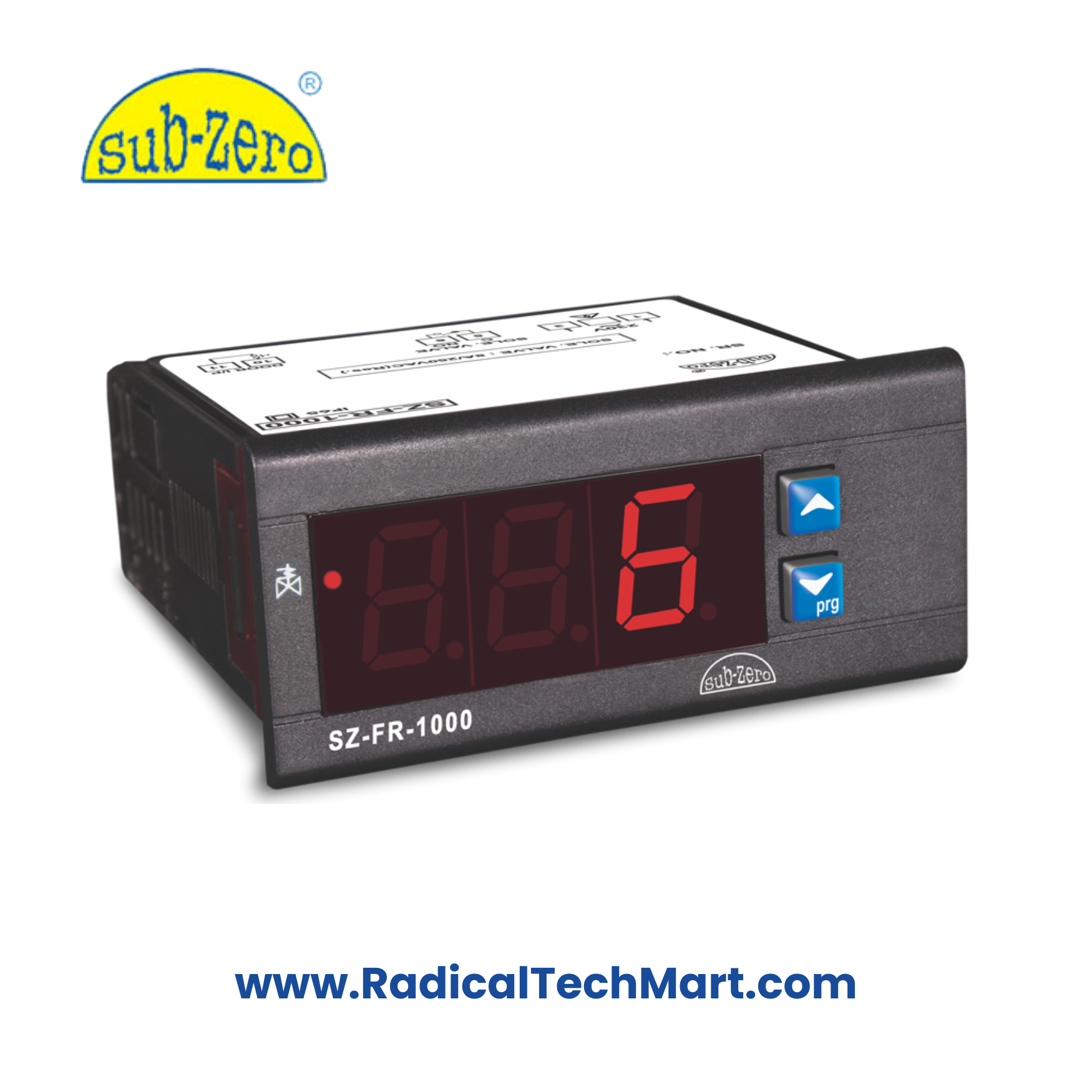 SZ-FR-1000 Flameproof Temperature Indicator – Front View
