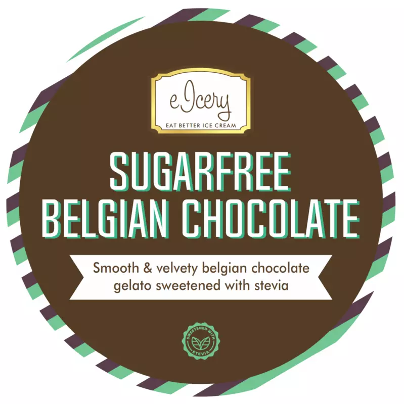 Sugarfree Belgian Chocolate 500 ml Tub