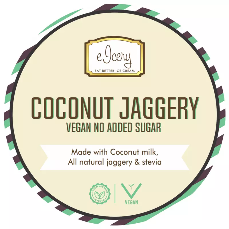 Vegan No Added Sugar Coconut Jaggery 500 ml Tub