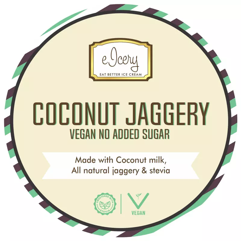 Vegan No Added Sugar Coconut Jaggery 500 ml - eIcery