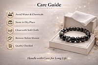 ankkjyoti Suleimani Aqeeq Pearl Beads Bracelet 8mm