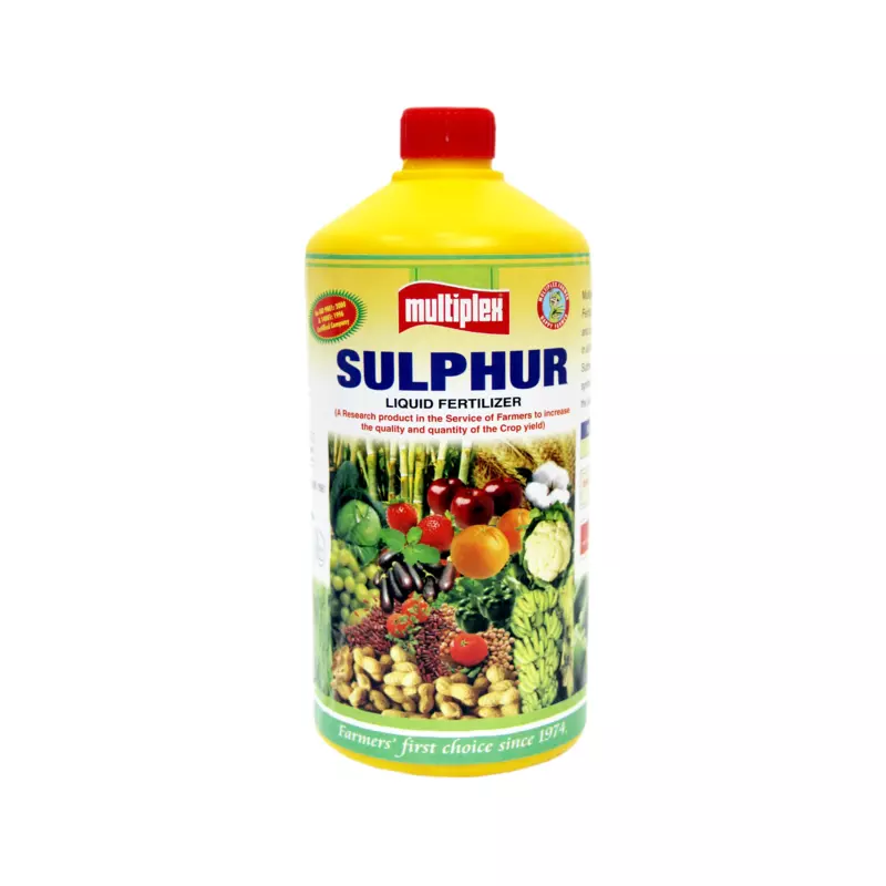 Multiplex Sulphur Liquid Fertilizer – 20% Sulphur for Plant Growth
