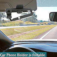 Sun Visor Cellphone Holder – Car Mount | Hands-Free Viewing | Universal Fit