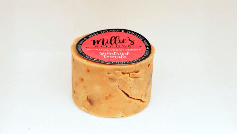 Sundried Tomato Wheel Hard Cheese - Vegan