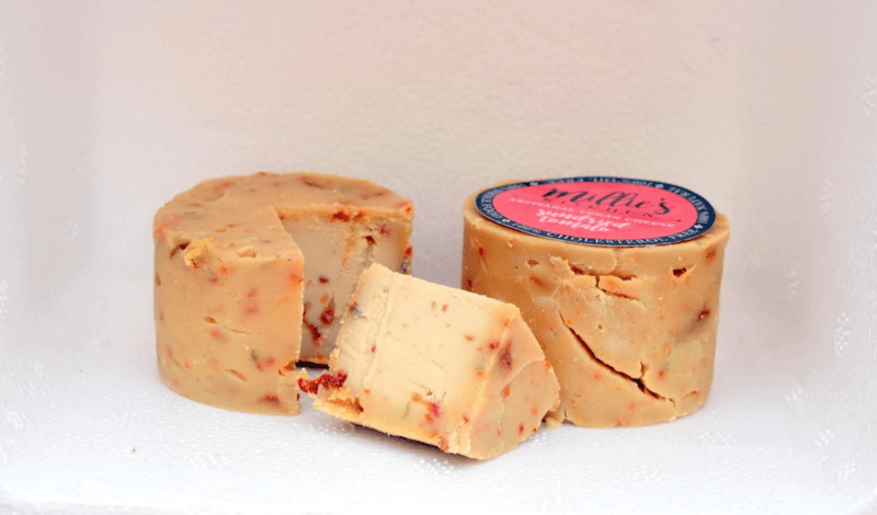 Sundried Tomato Wheel Hard Cheese - Vegan