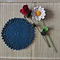 Single Colour Trivet Teal Blue