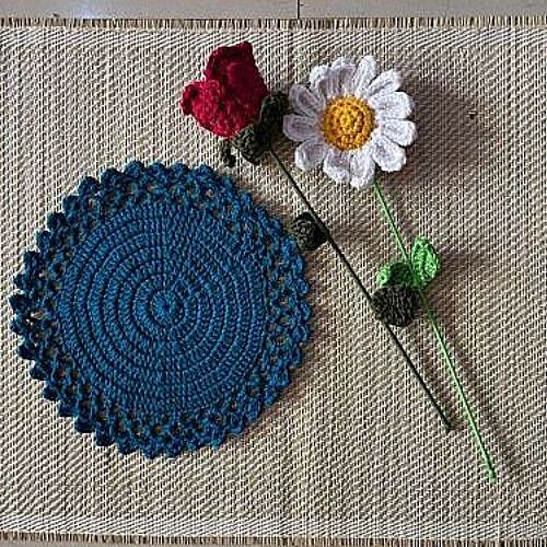 Single Colour Trivet Teal Blue