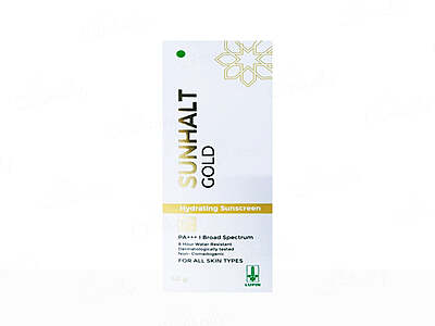 Sunhalt Gold Hydrating Sunscreen SPF 50
