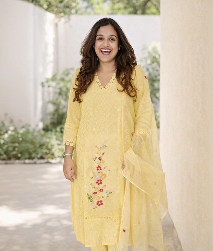 Sunlit Garden Kurta Set