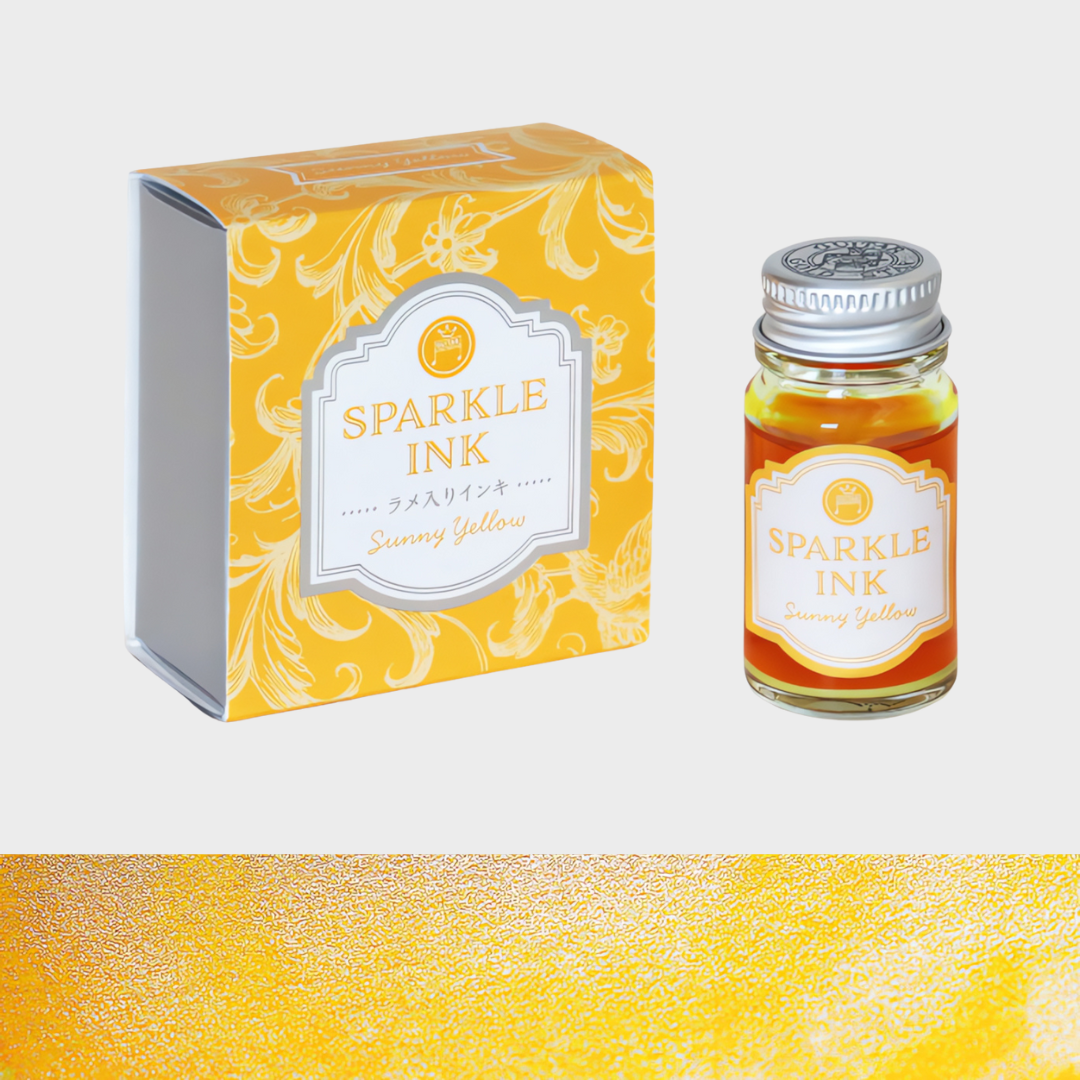 Teranishi Chemical | Ink | 12ml | Sparkle | Guitar | For Fountain Pen | Sunny Yellow
