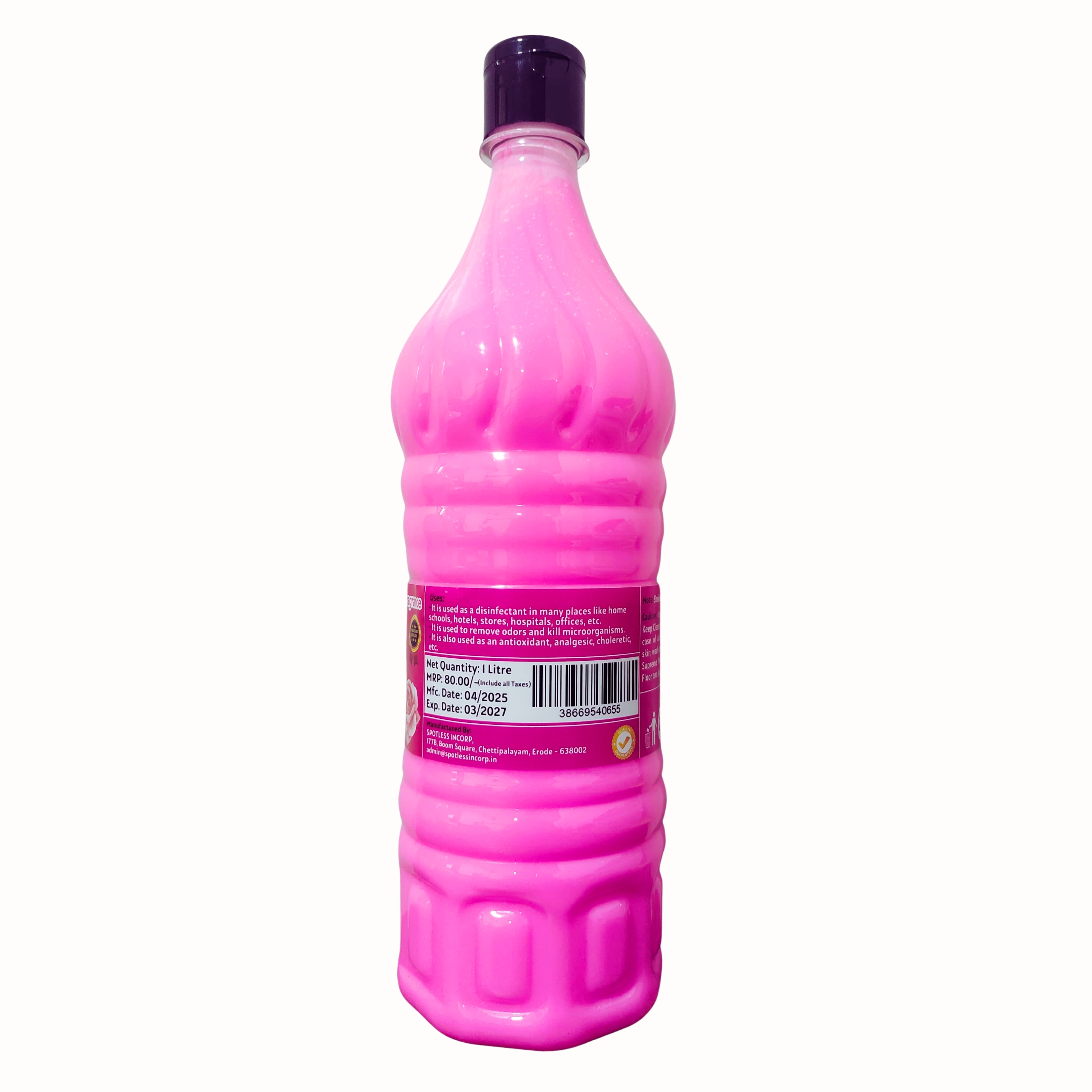 Supreme Rose Phenyl 1 Litre – Kills Germs & Leaves Long-Lasting Freshness