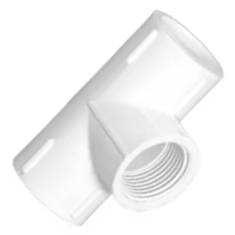 Threaded Tee (Plastic), 15mm, 1/2(Inch), Supreme Aqua Gold uPVC High Pressure Plumbing System