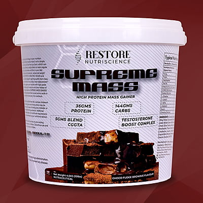 Restore - Supreme Mass 5kg Choco Fudge Brownie Restore - Supreme Mass 5kg Choco Fudge Brownie