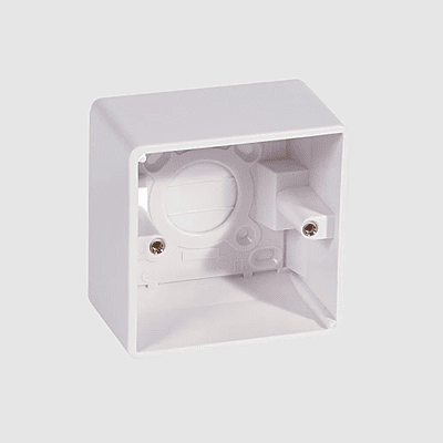 Delton Surface Mount Box White (DLT-SMYW)