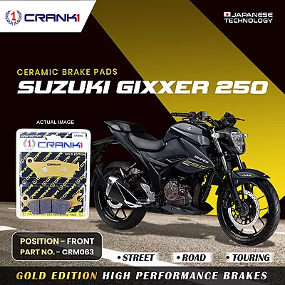 Crank1 CRM063 Ceramic Brake Pads