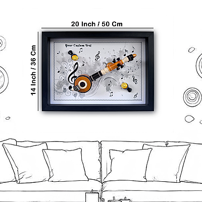 Swarnanjali - Handcrafted & Personalized Music-Themed Wall Frame
