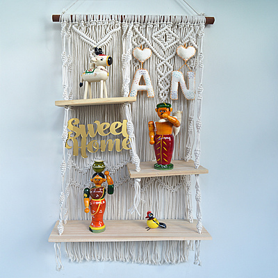 Sweet Home – Kisaan Khatha Handcrafted Customized Macramé Wall Hanging