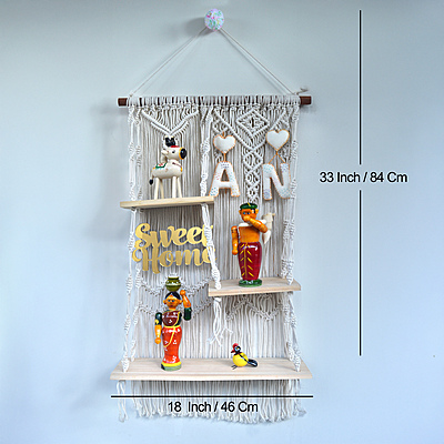 Sweet Home – Kisaan Khatha Handcrafted Customized Macramé Wall Hanging