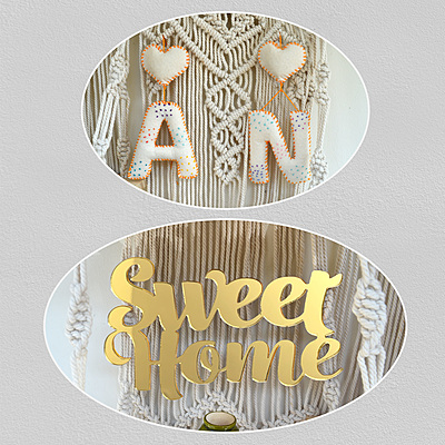 Sweet Home – Kisaan Khatha Handcrafted Customized Macramé Wall Hanging