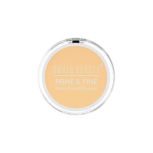 SWISS BEAUTY Prime & Fine Matte Pressed Powder