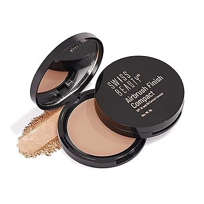 Swiss Beauty Everyday Matte Compact with SPF 10 | Oil-Control Formula | Blurs Pores