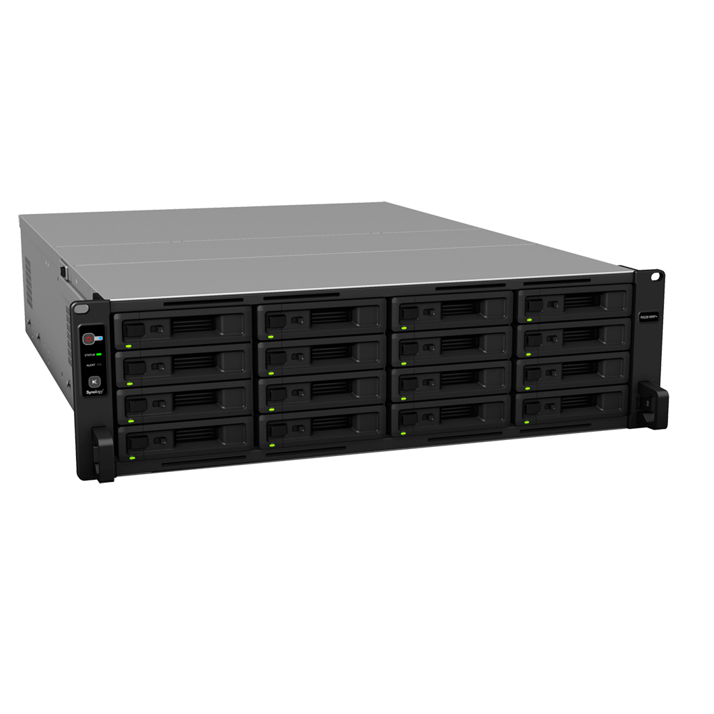 Synology RackStation RS2818RP+ 16-Bay NAS Server | Quad-Core CPU | 4GB DDR4 RAM | Scalable to 28 Bays | Ideal for SMB Backup & Virtualization Synology RackStation RS2818RP+ 16-Bay NAS Server | Quad-Core CPU | 4GB DDR4 RAM | Scalable to 28 Bays | Ideal for SMB Backup & Virtualization