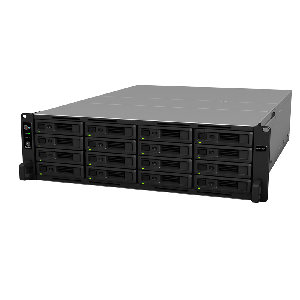 Synology RackStation RS2818RP+ 16-Bay NAS Server | Quad-Core CPU | 4GB DDR4 RAM | Scalable to 28 Bays | Ideal for SMB Backup & Virtualization Synology RackStation RS2818RP+ 16-Bay NAS Server | Quad-Core CPU | 4GB DDR4 RAM | Scalable to 28 Bays | Ideal for SMB Backup & Virtualization