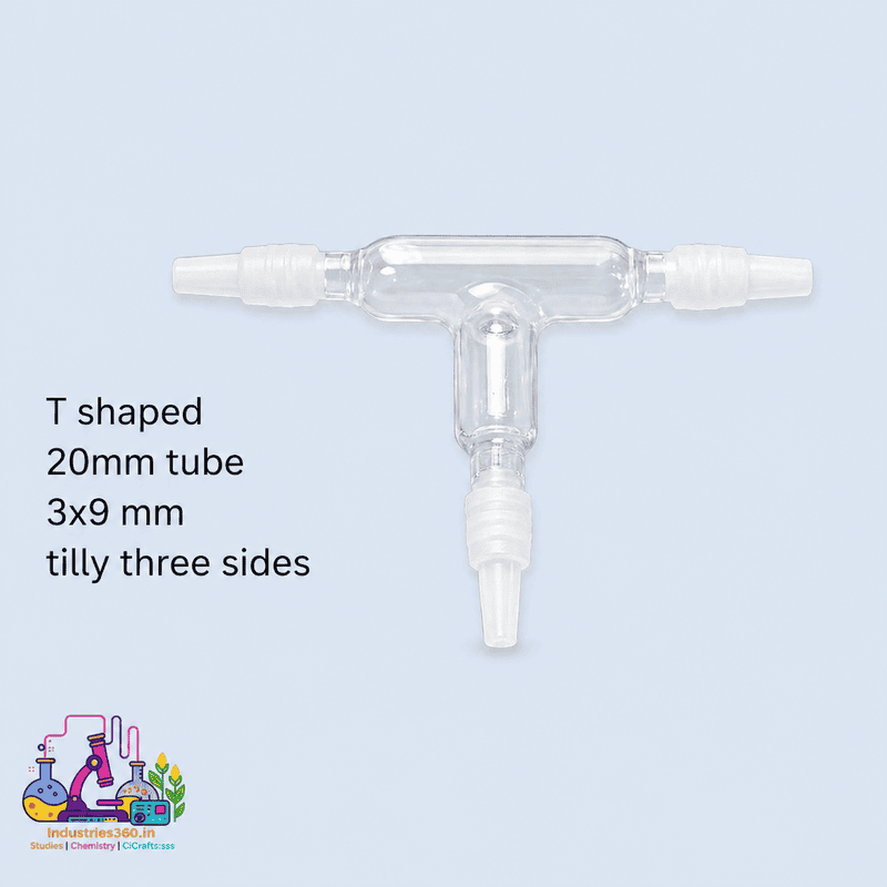 T shaped 20mm tube 3x9 mm tilly three sides