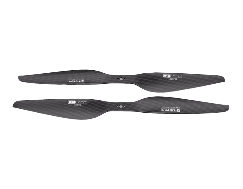 T-Motor P20x6 Carbon Fiber Propeller Pair TMTR-PROP-1759 - 20 inch High Strength Polished UAV Props