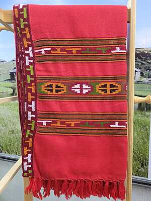 T-akhrot teen patti with border Kullu shawls