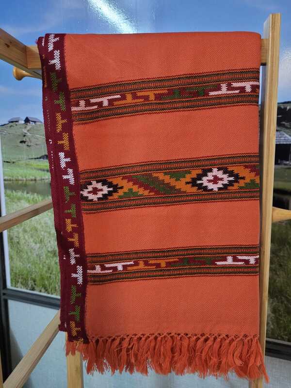 T Chashmi teen patti with border Kullu shawls