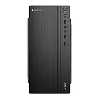 ALMOND Top-End ATX Office Cabinet – SM45 Power Supply Included | Durable Build | Efficient Airflow | Desktop PC Case